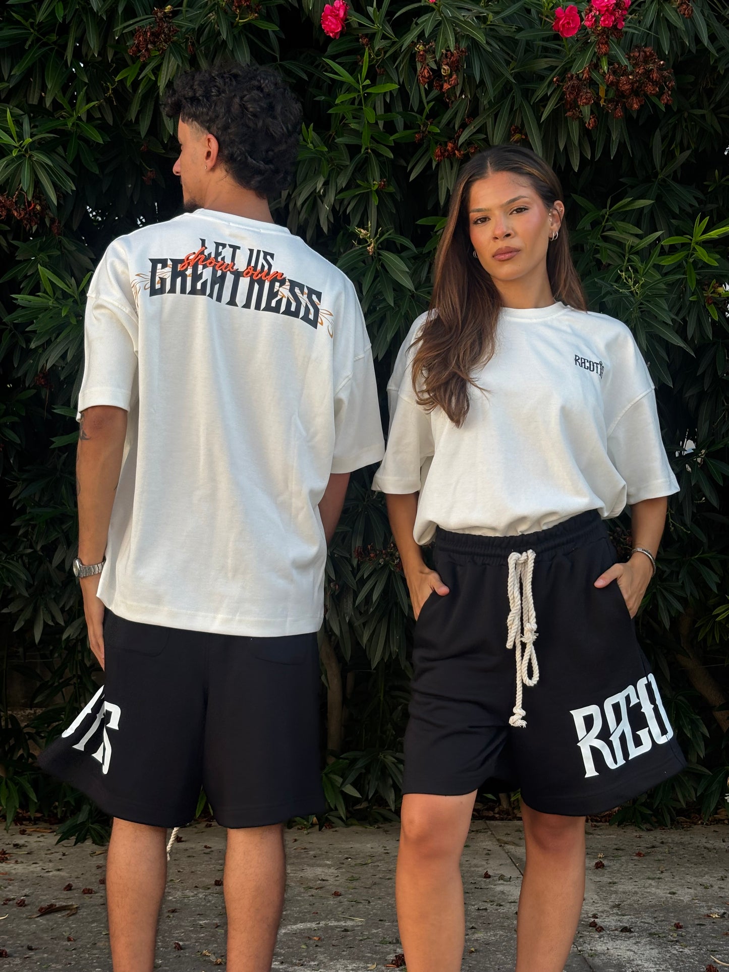 White "Let Us Show Our Greatness" T-Shirt