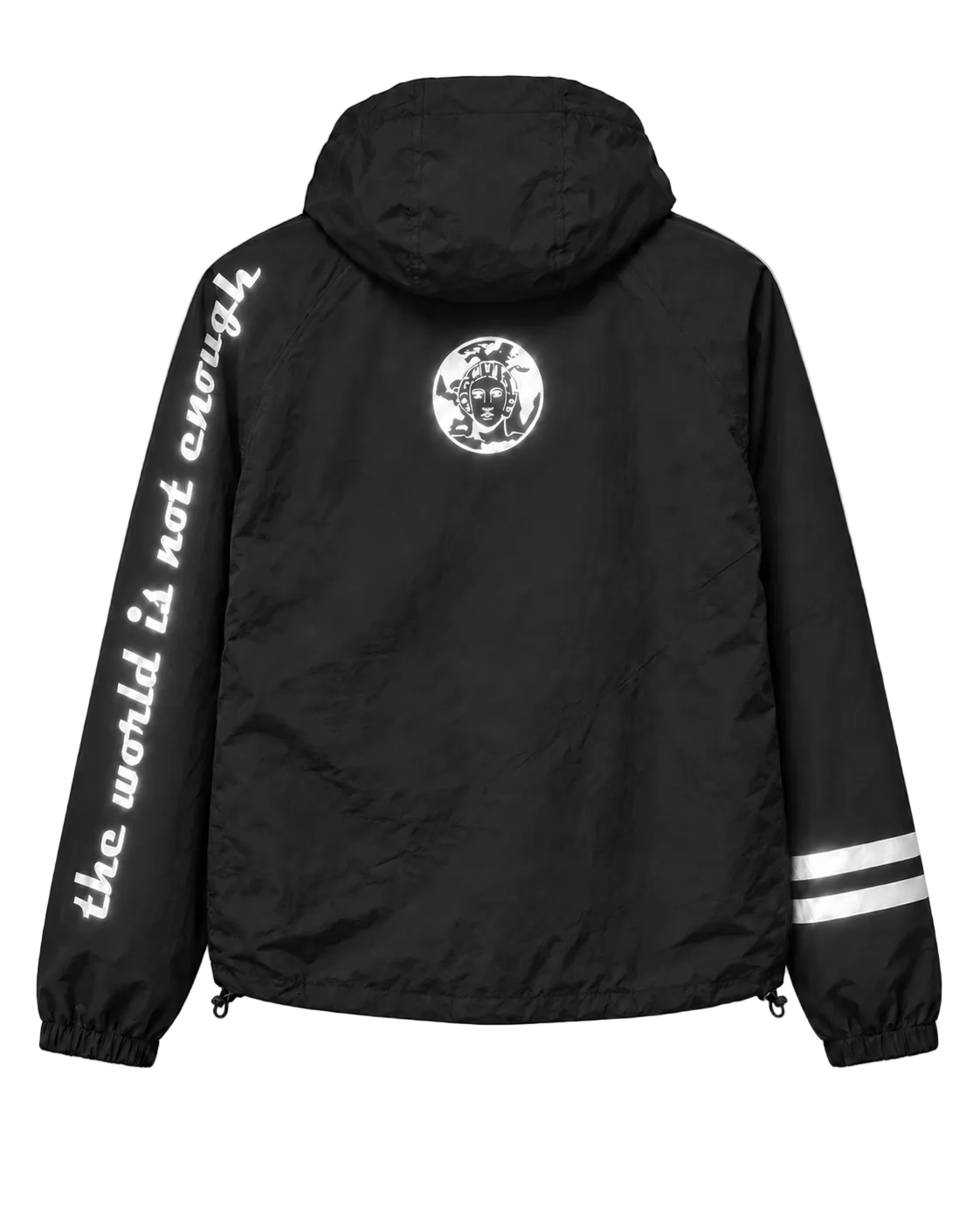 Racotis Reflective  Windbreaker - Black